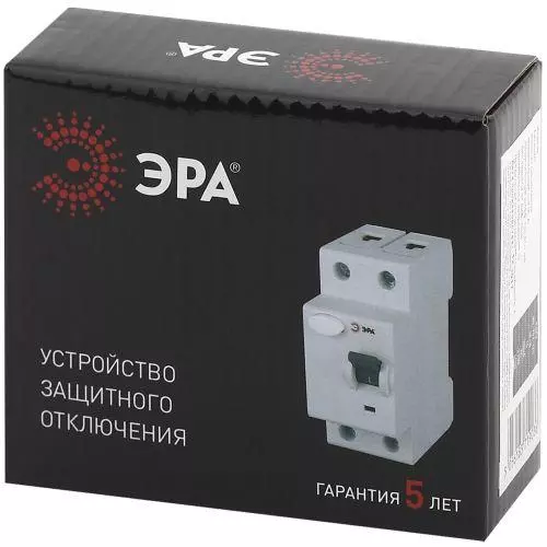 Выключатель дифференциального тока (УЗО) 1P+N 25А 30мА ВД1-63 Pro NO-902-24 ЭРА Б0031714