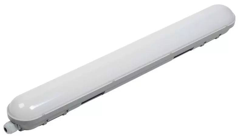 Светильник светодиодный EVO 18Вт 6500К IP65 1980лм 600х76х66мм ДСП линейный сквозная проводка матов. рассеив. GAUSS 864424318