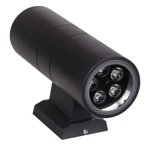 Светильник светодиодный архитектурный PWL-26090/30D 2х5Вт 6500К BL IP65 фасадный исполнение двухсторон. черн. Pro JazzWay 1018618B