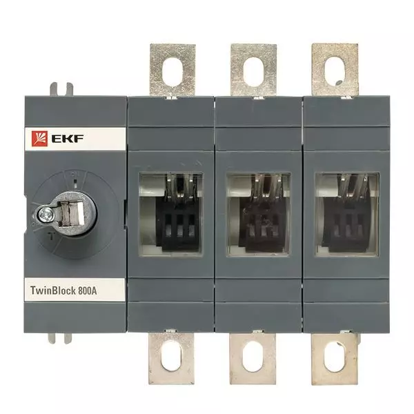 Рубильник 3п 800А без рукоятки управления TwinBlock PROxima EKF tb-s-800-3p