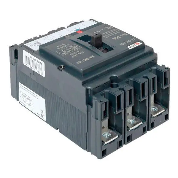 Выключатель автоматический 3п 100/25А 36кА ВА-99C Compact NS PROxima EKF mccb99C-100-25
