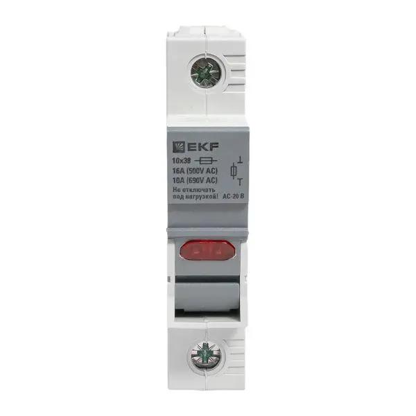 Предохранитель-разъединитель DF 10х38 1п (тип ПВЦ) EKF df101-e