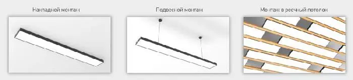 Светильник светодиодный PSO-01 36Вт 4000К IP40 1200х100мм BLACK ДПО/ДСО для реечных потолков IP40 (универсальный монтаж: накладной/подвесной) Pro JazzWay 5051935
