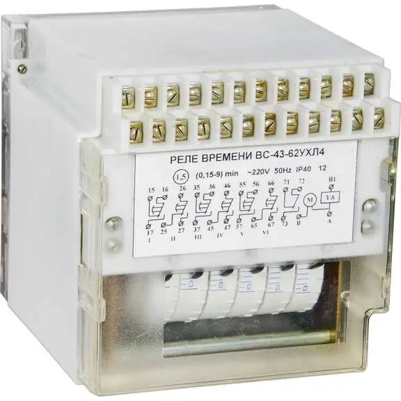 Реле времени ВС-43-6-4 220В 50Гц Реле и Автоматика A8011-76914602