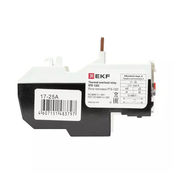 Реле тепловое РТЭ-1322 17-25А EKF rel-1322-17-25