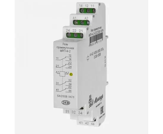 Реле промежуточное МРП-4-2 ACDC230В УХЛ2 (спец.) Меандр A8302-19911168