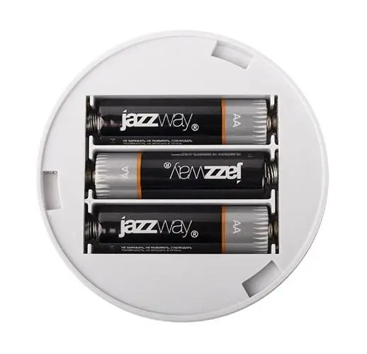 Светильник светодиодный TS6-L1W-SENS 6SMD 0.8Вт 3500-4000К 60лм IP43 постоян. свечение с датчиком движения и освещенности 3хAAA (не в компл.) JazzWay 5031692