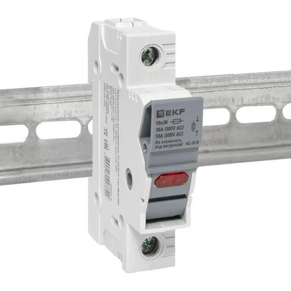 Предохранитель-разъединитель DF 10х38 1п (тип ПВЦ) EKF df101-e