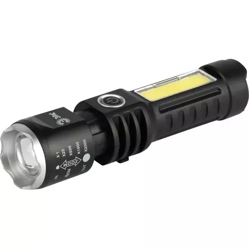 Фонарь светодиодный UA-403 универсальный аккумуляторный 5Вт LED+3Вт COB оптический Zoom 4 режима USB type-C Эра Б0069805