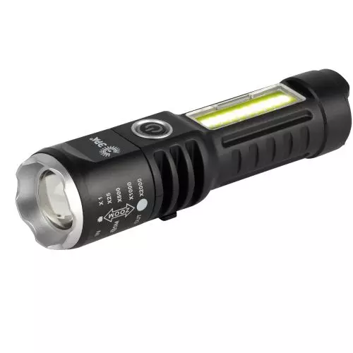 Фонарь светодиодный UA-403 универсальный аккумуляторный 5Вт LED+3Вт COB оптический Zoom 4 режима USB type-C Эра Б0069805