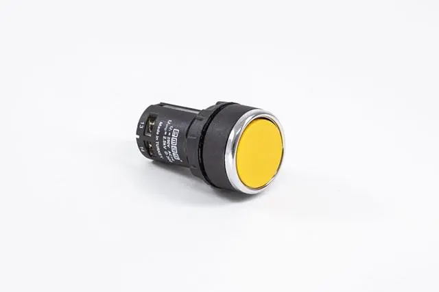 Кнопка нажимная моноблочная 22мм IP 40 1НО EMAS MB100DS