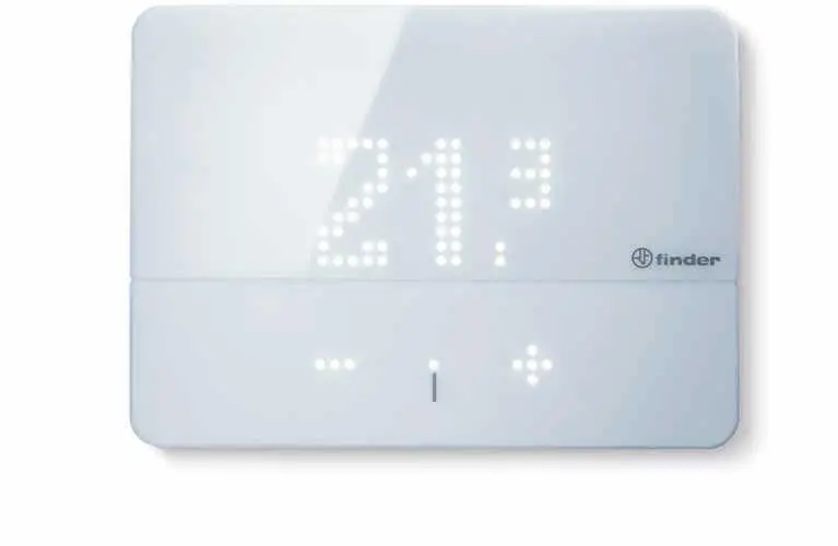 Термостат цифровой комнатный Bliss2 5В DC 1СО 5А в комплекте Gateway WiFi/BLE FINDER 1CB190050007POA