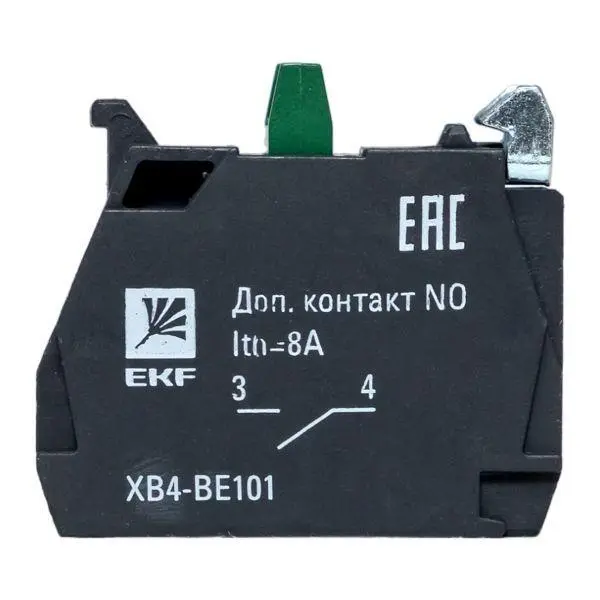 Контакт дополнительный NO зел. PROxima EKF XB4-BE101