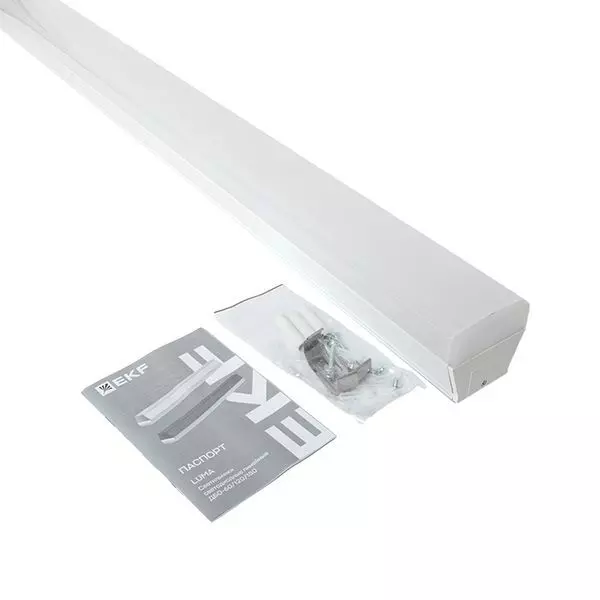 Светильник светодиодный ДБО-150 60Вт 6500К IP20 1480х65х70 линейный бел. LUMA EKF LBL-150-60-W-6500