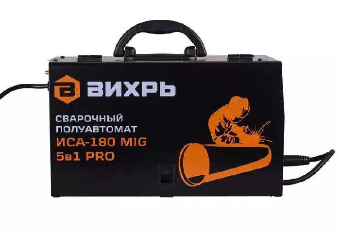 Аппарат сварочный полуавтоматический ИСА-180 MIG 5в1 PRO Вихрь 65/184