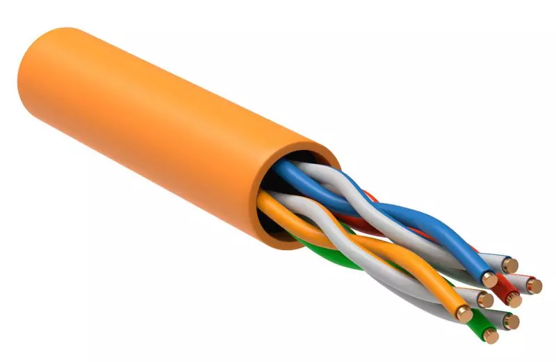 Кабель витая пара U/UTP 5Е 4х2х0.52 LSZH оранж. (м) РФ/Т ITK LC1-C5E04-127-T-P-R