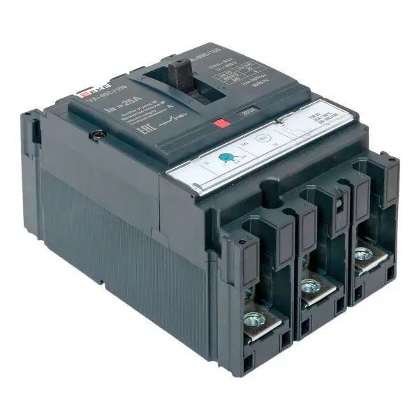 Выключатель автоматический 3п 100/25А 36кА ВА-99C Compact NS PROxima EKF mccb99C-100-25