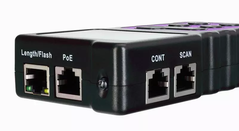 Тестер кабельный многофункциональный NetGeeks NP40 фиолет. Ermenrich 84549
