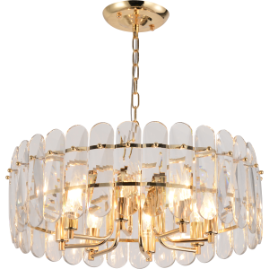 Люстра Janice 1044-308 8хЕ14 40Вт хрусталь Rivoli Б0061210