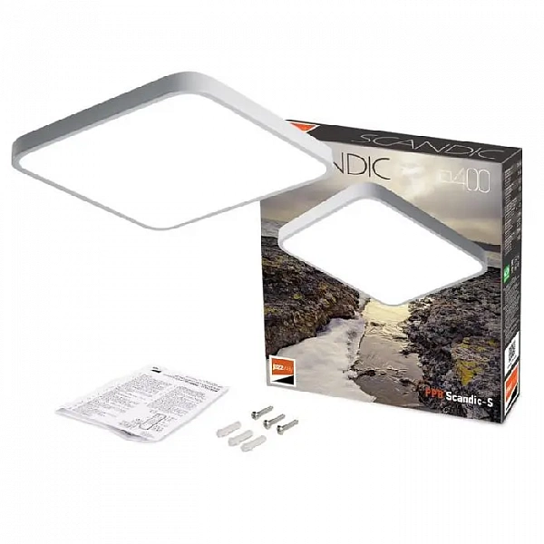 Светильник светодиодный декоративный PPB Scandic-S 54Вт 4000К IP20 настенно-потолочный бытовой WH JazzWay 5037212