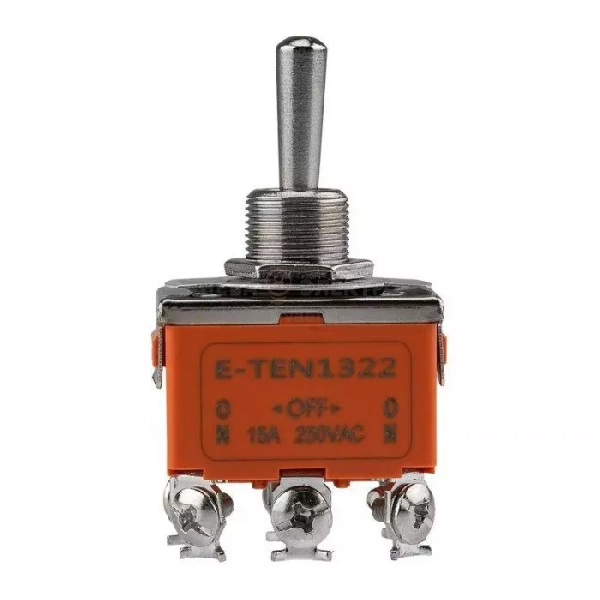 Тумблер 250В 15А (6c) ON-OFF-ON 2п (KN-203) (инд. упак.) Rexant 36-4132-1