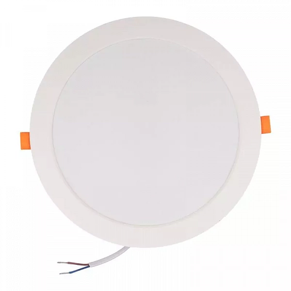 Светильник светодиодный PLED DL7 WH Downlight 24Вт 4000К IP54 220х26мм ДВО встраив. JazzWay 5042568