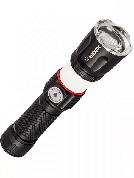 Фонарь ручной аккум. 4Вт T6LED/Li-ion18650 1200мА.ч алюм. КОСМОС KOC811Lit