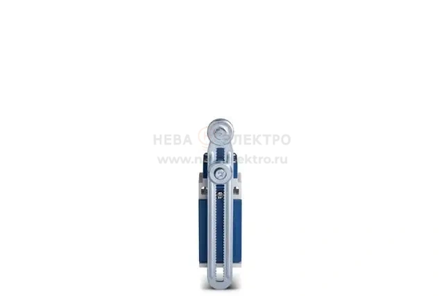 Выключатель концевой быстрого переключения угловой 2-направленный с пластмас. консолью стальным роликом Ф18мм на регулируемом рычаге (1НО+1НЗ) EMAS L5K13MEM123