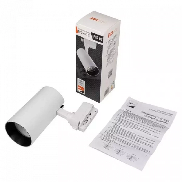 Светильник светодиодный трековый PTR 0740 40Вт 4000К IP40 24град. WH бел. JazzWay 5017276