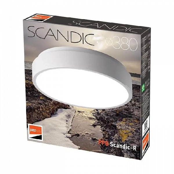 Светильник светодиодный декоративный PPB Scandic-R 36Вт 4000К IP20 настенно-потолочный бытовой GR JazzWay 5036888