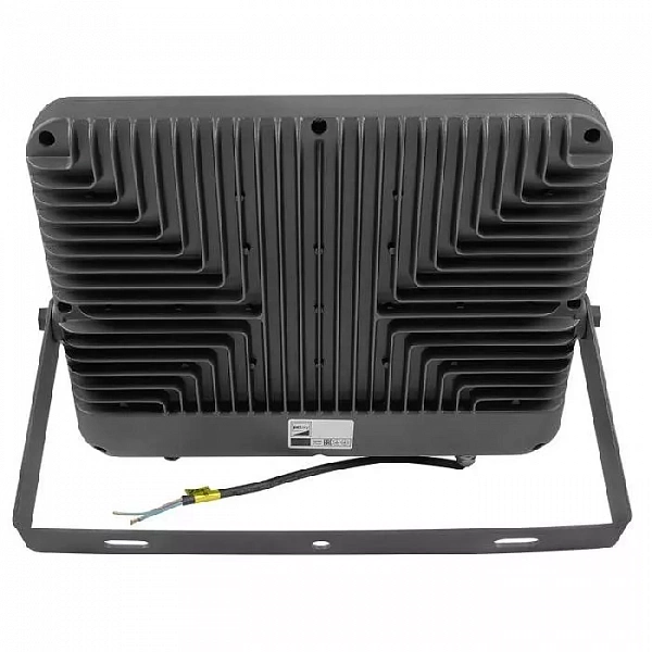 Прожектор светодиодный PFL-S2 200Вт 6500К IP65 220–240В ДО с клапаном закален. матов. стекло сер. JazzWay 5002173D