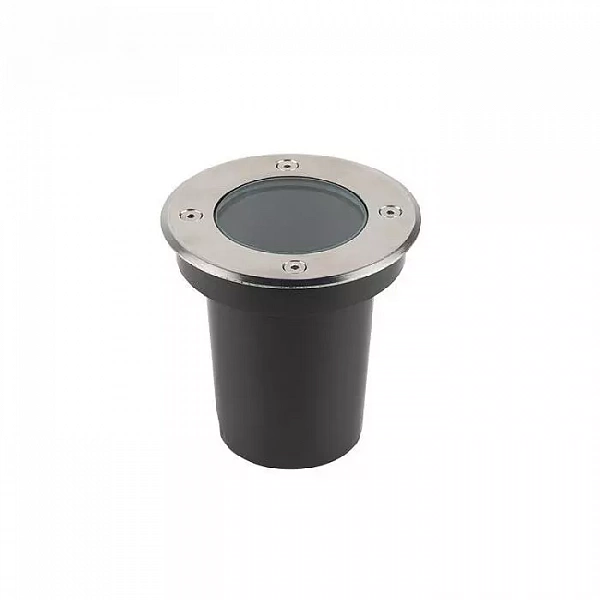 Светильник PGR R110 GU10-1 max 50Вт GU10 IP67 230В Chrome под лампу грунтовый для ландшафтного освещения JazzWay 5040052