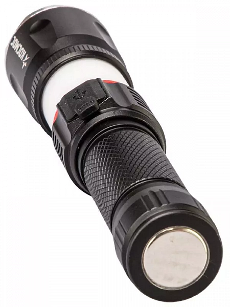 Фонарь ручной аккум. 4Вт T6LED/Li-ion18650 1200мА.ч алюм. КОСМОС KOC811Lit