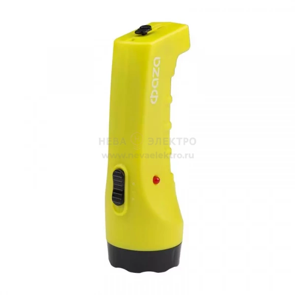 Фонарь аккумуляторный ручной AccuF2-L04-gn 4LED 2 режима: 100проц./25проц. аккум. 0.4А.ч выдвижная вилка индикатор зарядки зел. ФАZА 2857859
