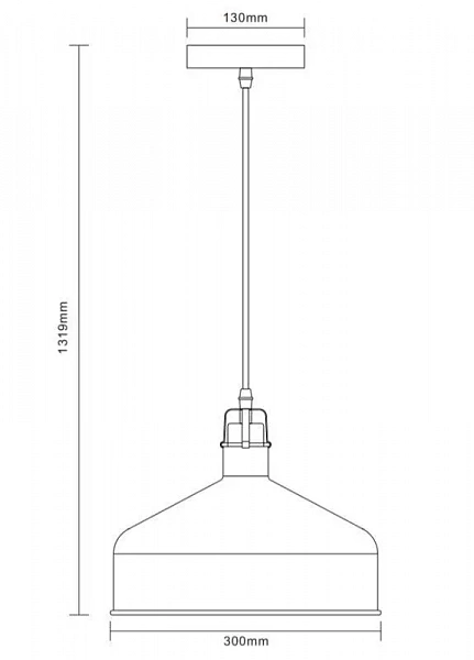 Светильник PL-425L С62 подвес. Amsterdam 1хE27 60Вт 230В черн.+медь Camelion 13029