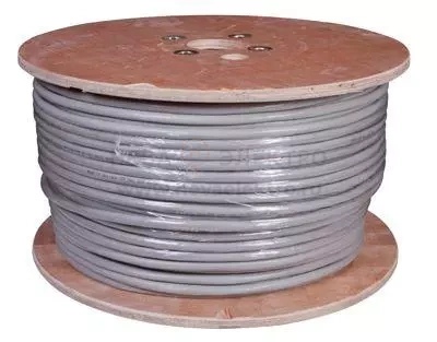 Кабель витая пара F/UTP кат.5e 25PR 24AWG LSZH нг(А)-HF INDOOR SOLID сер. (м) РФ Rexant 01-1206-R
