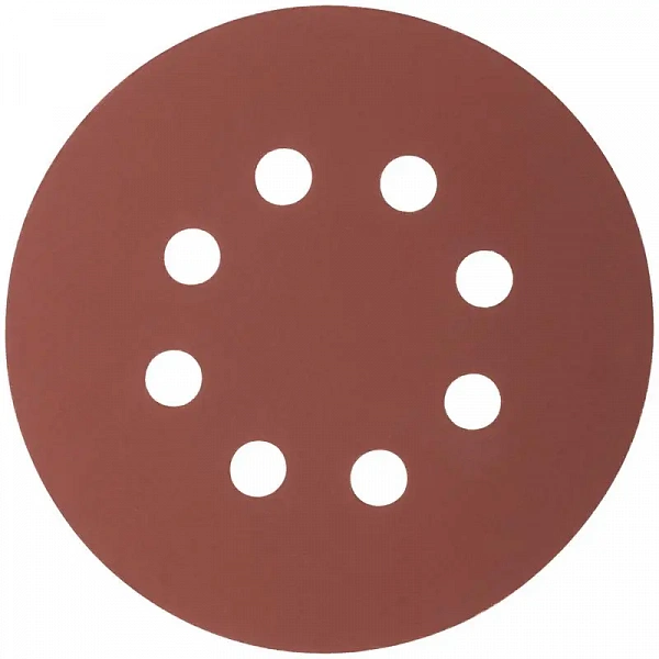 Набор кругов абразивных шлифовальных перфорированных на ворсовой основе под "липучку" Р1000 125мм (уп.5шт) Profi Cutop 85-629