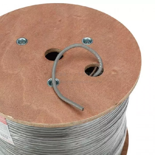 Кабель витая пара F/UTP кат.6 4х2х23AWG LSZH нг(А)-HF INDOOR SOLID CU сер. (305м) Rexant 01-0167