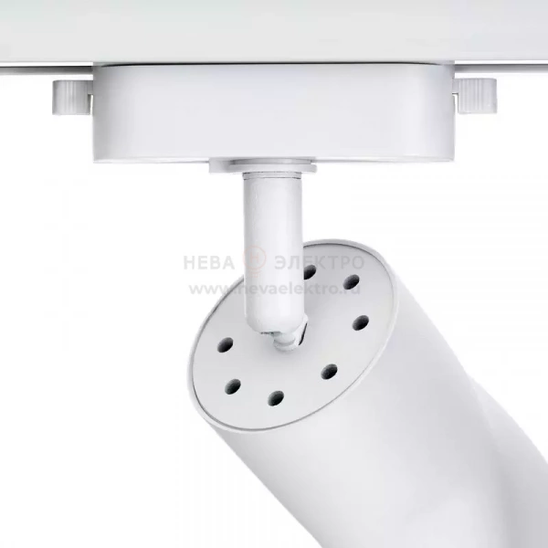 Светильник трековый поворотный ARTLINE 55х55х200 GU10 230В алюм. 2.6кв.м бел Ritter 59931 3