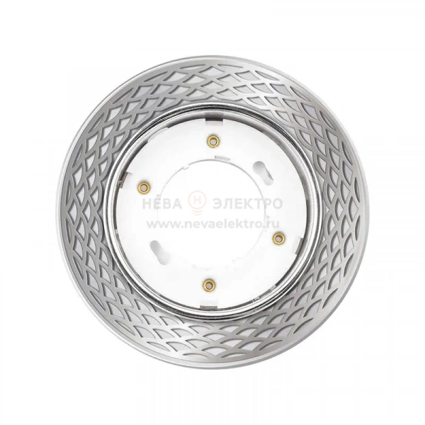 Светильник точечный PGX53d MN21-Chrome GX53 со светодиод. подсветкой JazzWay 5020115