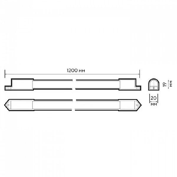 Светильник светодиодный PLED T4i 1200 18Вт 4000К IP65 ДСП ДПО JazzWay 5047570