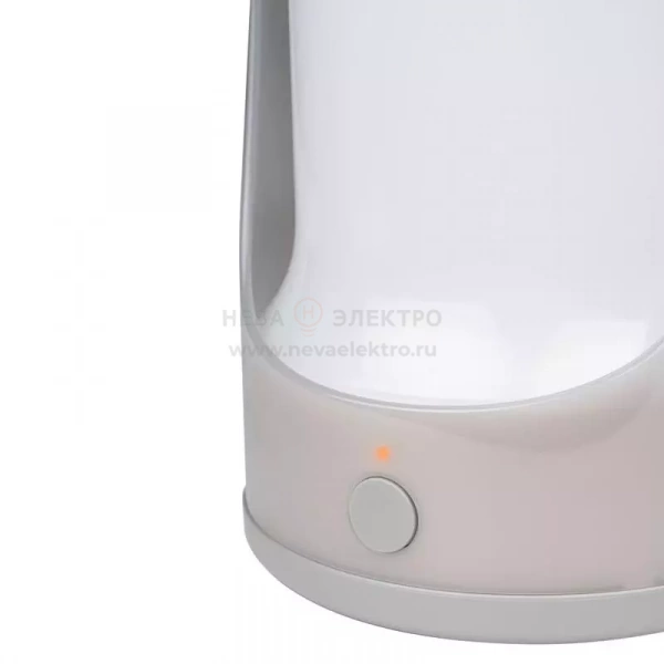Фонарь светодиодный аккумуляторный кемпинговый Accu5-L60-gy 60SMDх0.5Вт 220/350/650лм 8000-9000К IP20 (Li-ion аккумулятор 3.7В 18650 3600мА.ч) диммер сер. JazzWay 5058323