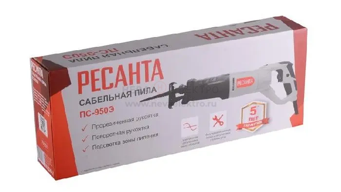 Пила сабельная ПС-950Э Ресанта 75/25/1