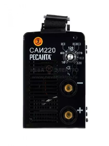 Аппарат сварочный инверторный САИ-220 220А d5 140-240В IP21 горячий старт Ресанта 65/3
