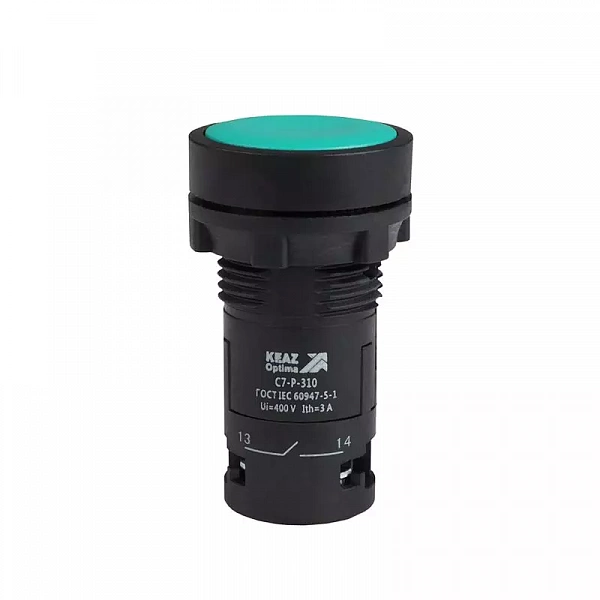 Кнопка OptiSignal Compact D22 С7-P-310 зел. 1НО XB7NA31 КЭАЗ 362032