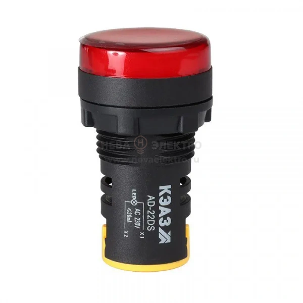 Лампа AD22DS(LED) матрица 22мм 230В крас. КЭАЗ 238566