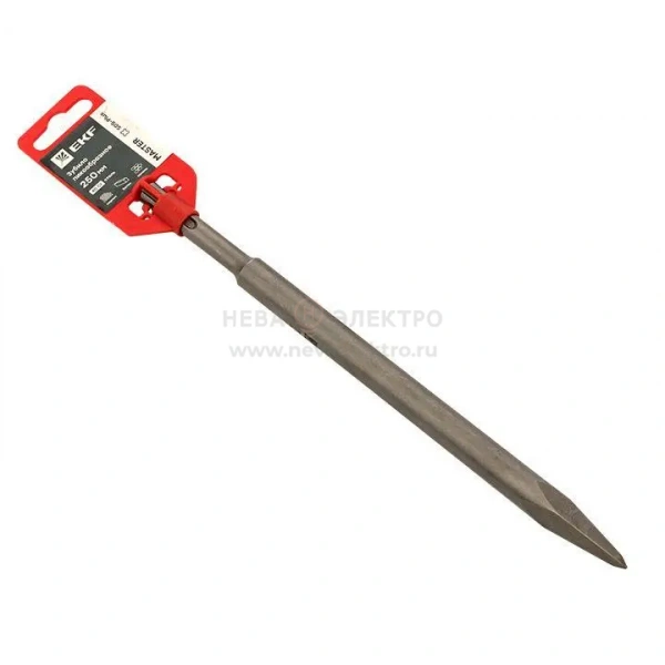 Зубило пикообразное SDS-plus 250мм Master EKF ch-14-250-ms