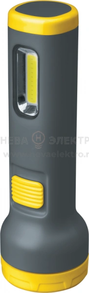 Фонарь аккумуляторный 14 035 NPT-CP21-ACCU 1LED 1Вт + 1COB 1Вт аккум. 3.7В 1.2А.ч пластик. NAVIGATOR 14035