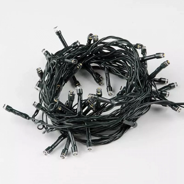 Гирлянда LED ULD-S0500-050/DGA WARM WHITE IP20 5м 50 диодов. тепл. бел. свет провод зел. Uniel UL-00007304