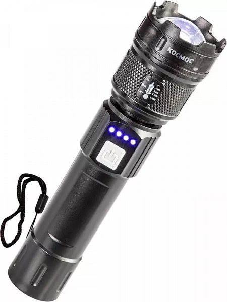 Фонарь ручной аккум. 5Вт P50 LED/ZOOM/Li-ion 1200мА.ч ABS КОСМОС KOC122Lit